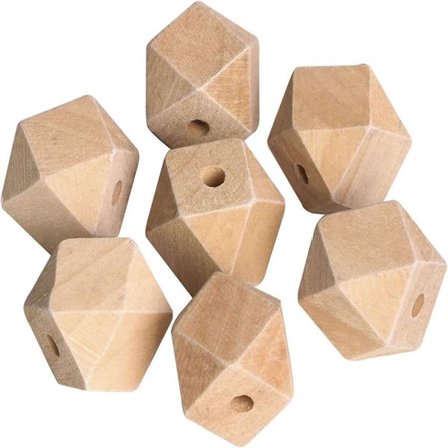 100st Trä Spacer Beads Träpärlor Lösa pärlor