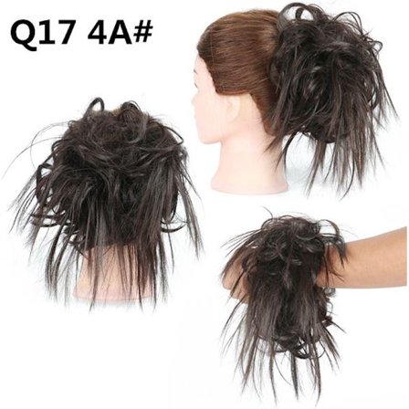 1 Ring Hestehale Parykk, Hårstykke Gummi Hår Scrunchie Krøllet Oppsett