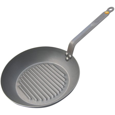 De buyer Grillpanne Karbonstål Lyonnaise Mineral B dia: 32 cm