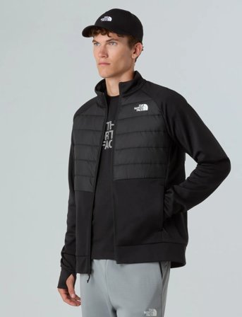 The North Face M Reaxion 2.0 Fleece Hybrid Full Zip Jac - Black - S