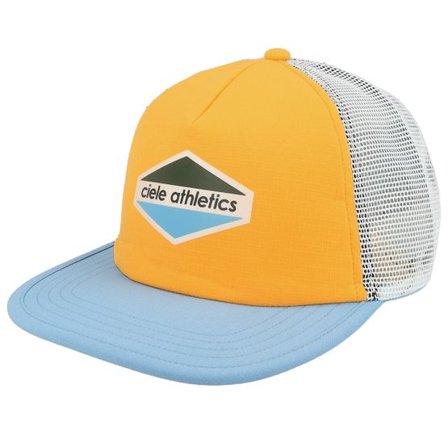 Ciele - Gul trucker Keps - TRLCap SC Field Up Down Clementine/Blue/White A-Frame Trucker Dad Cap @ Hatstore