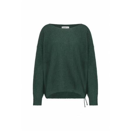 Simple Kitty trui Forest Green , Groen , Dames , Maat: XL