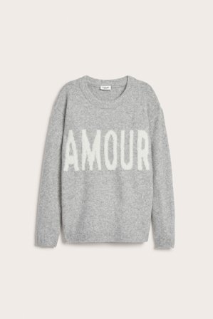 Kappahl | Dzianinowy sweter | Szary melanż