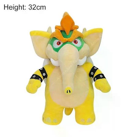 AGame Mario Plyschdocka Söt Mario Luigi Princess Peach Daisy Rosalina Elefant Bowser Bowser Jr Vivian Ninji Gosedjur