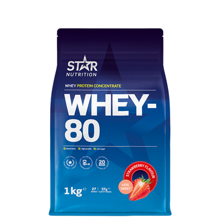 Star Nutrition Whey-80 Vassleprotein 1 kg