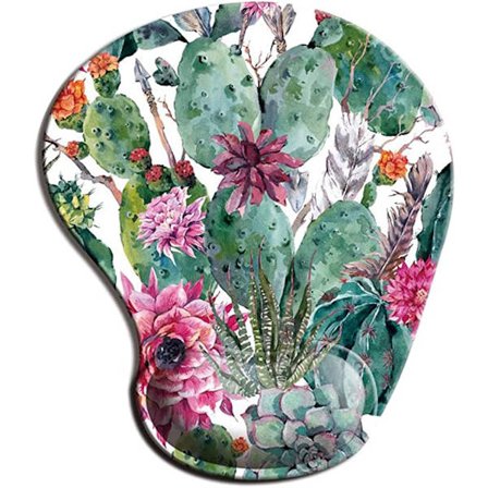 Ergonomiset hiiren alustat rannetuella, söpöt hiiren alustat liukumattoman PU-pohjan kanssa kotitoimistoon, työskentelyyn, opiskeluun, helppoon 