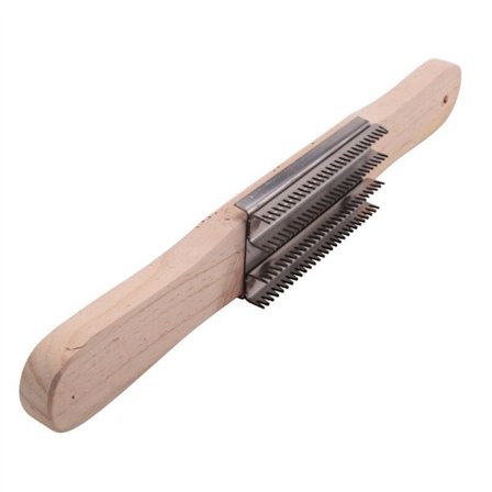 15 tommer poleringsskive rive til sammensat rengøring, fjernelse af resterende sammensætninger og metal, stål træhåndtag