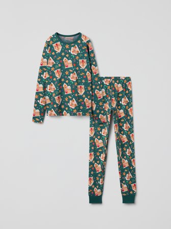 Polarn O. Pyret - Christmas pyjamas for adult - L - Childrenswear - green