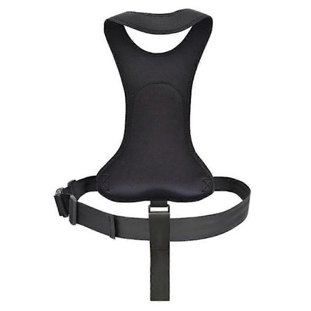Beskyttelsesvest 1*Harpun Brystpude Sort Brystbeskyttelse Dykning Fiskevest Neopren + Nylon Snorkeludstyr Ny