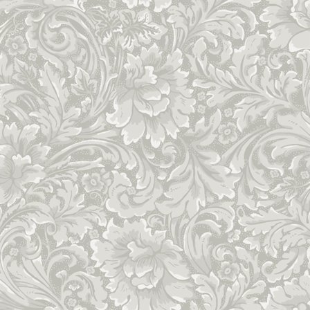 Duro Tapetprov, Idun 535-01P Flora, Beigegrå, L, , Färg & tapeter