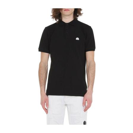 Sundek Polo with logo Sort, Herre