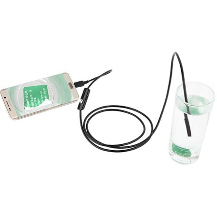 Vattentät 7mm HD Android USB-endoskopkamera med 6 justerbara LED-lampor för Android-smarttelefon, surfplatta, bärbar dator