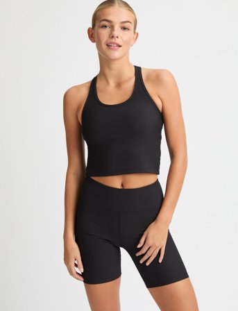 Röhnisch Ribbed R Tank - Black - XS