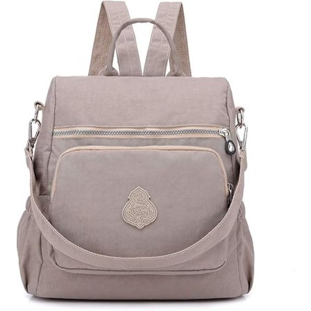 Dam Ryggsäck Dam Rucksack Handväska Stöldskydd Vattentät Nylon Skolväska Resa Vardaglig Dagsäck Mode Axelväska