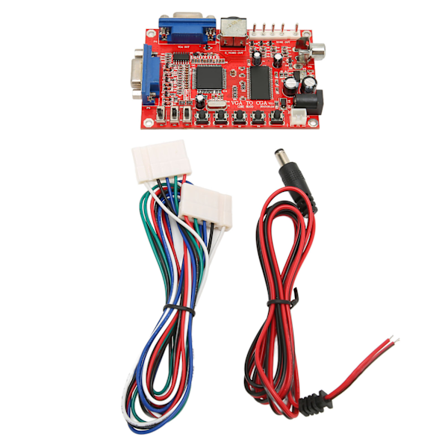 VGA-CGA CVBS S-VIDEO -muunnin, ammattimainen HD-pelivideo -muunninlevy CRT LCD PDP -näytölle