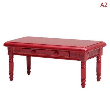 Dukkehus Simuleringsskuff Skrivebord Dukkehus Teebord Dukker A2