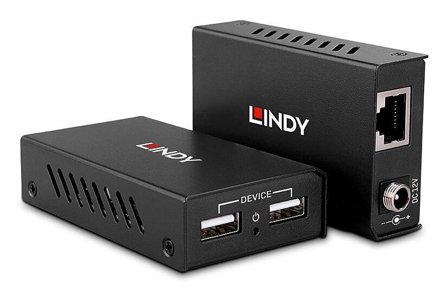 Lindy 100m 2 Port USB 2.0 Cat. 6