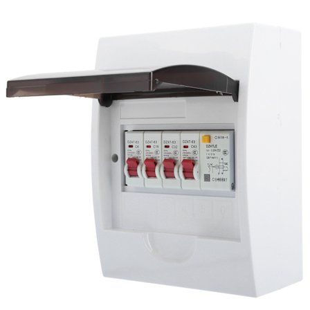 3-tie 63A 30mA vikavirtasuojakytkin 3 MCB 6A 16A 32A kuluttajayksikkö 230V 400V virtalähde