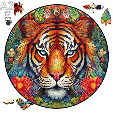 Upeat kukat puiset eläinpalapeli aikuisille lapsille Ihanat lohikäärmeen korkealaatuiset palapelit Brain Twister -lelut