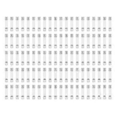 100 stk. hurtigsikring, sikkerhetssikring, glassikring, elektrisk sikring AC250V 6 x 30mm (5A)