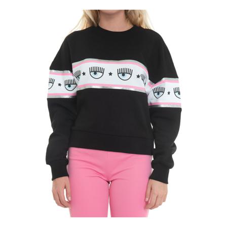 Chiara Ferragni Collection Crewneck sweatshirt Sort, Dame Sweatshirts