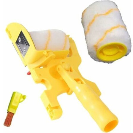 Malerrull, tak, dører, malere, pensler, veggmalingsverktøy