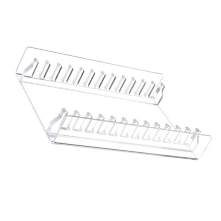 Kirkas akryylinen CD-hylly, läpinäkyvä CD-koteloiden järjestelyteline toimistoon ja kodin mediakokoelmaan