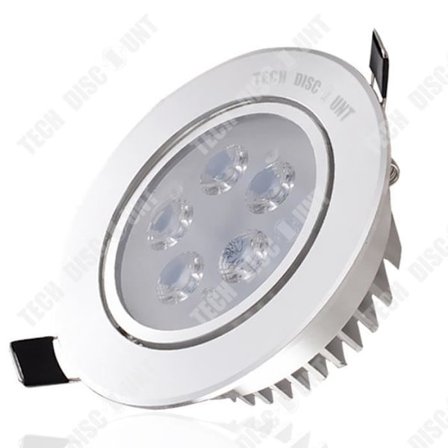 LED taklampa - TECH DISCOUNT - 3W - Modern design - Inomhus - Infälld
