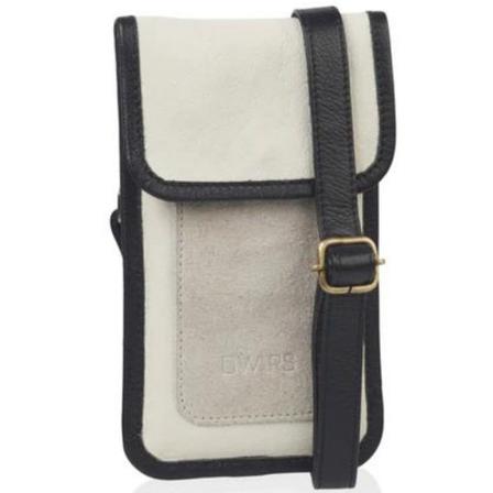 Dwrs, Cross Body Bags Beige, Dames, Maat:ONE Size,leer