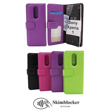 Skimblocker Plånboksfodral Sony Xperia 1 (J9110)