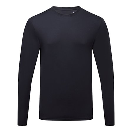 TriDri Långärmad Tränings T-shirt för Män 3XL Fransk Marinblå