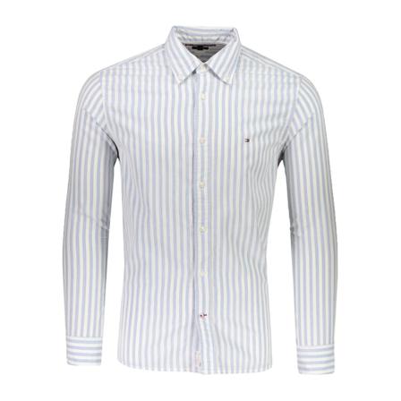 Tommy Hilfiger Shirts , Blauw , Heren , Maat: S