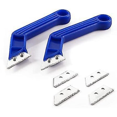 Fugefjerner 2 stk. Fjerning Verktøy 4 Ekstra Blader