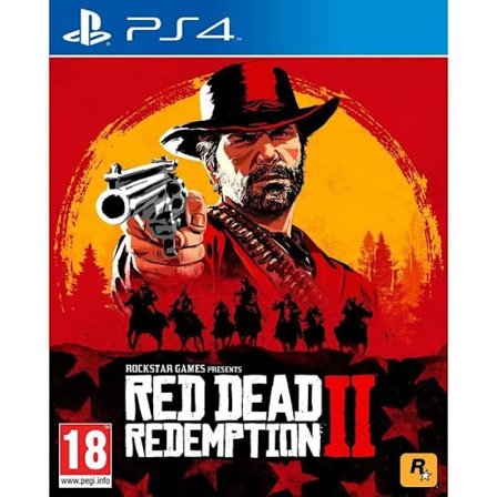 Spel PS4 - Rockstar - Red Dead Redemption 2 - Standard Edition - Action - 1 Skalle Klistermärke ingår