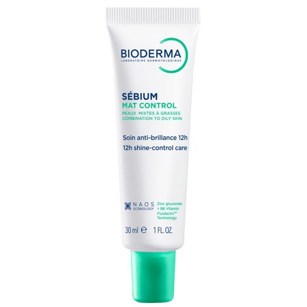 BIODERMA Sébium Mat Control Trattamento idratante anti-lucidità 30ml - Crema viso giorno antimperfezioni