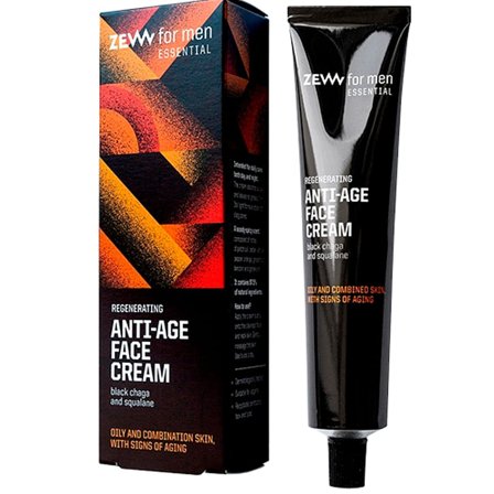 Zew for Men Regenerating Anti-Age Face Cream For Oily Skin 50 ml, Mænd, Ansigtspleje, Anti-age