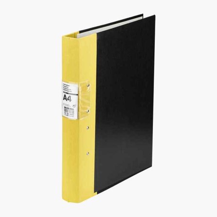 Gaffelpärm A4 4 cm gul