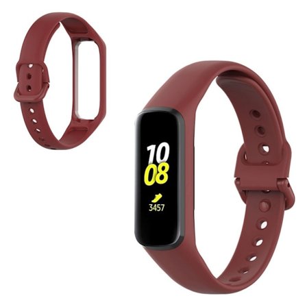 Samsung Gear Fit2 silikone frame - vinrød