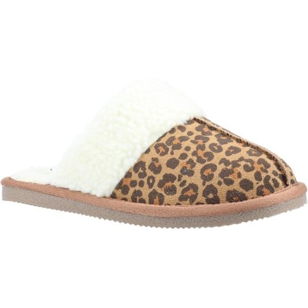 Hush Puppies Dam/Dam Arianna Leopardmönstrade mockasiner i mocka