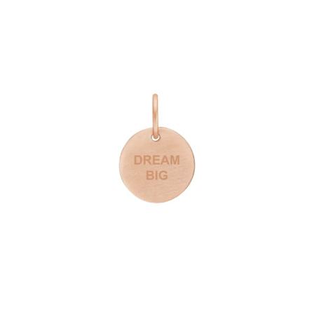 Frk. Lisberg, Dream BIG pendant rose gold Różowy, Kobieta, Rozmiar: ONE Size