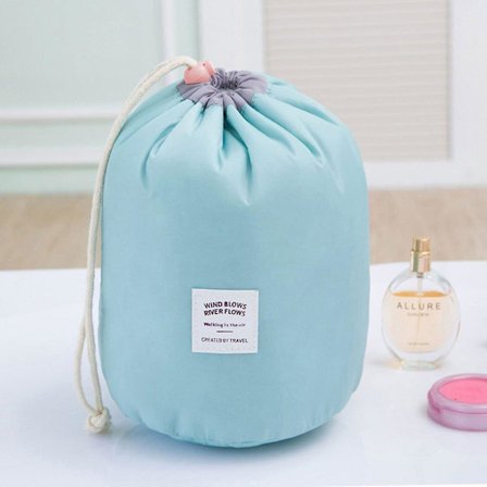 Resväska med dragsko och sminkväska, kompatibel med kvinnor