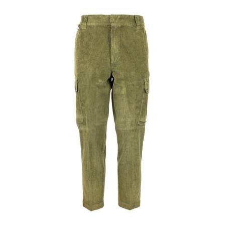Paolo Pecora Slim-fit Byxor grön, Herr Byxor, Herr, Storlek: S
