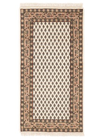 Tappeto Mir Indo 73X143 Marrone/Beige (Lana, India)