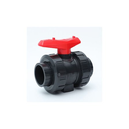 PVC kulventil I 25mm I 3/4 tum limmanslutningar och kopplingar I Avstängningsventil I PVC rörkoppling I Kulventil för pool- och dammkonstruktion