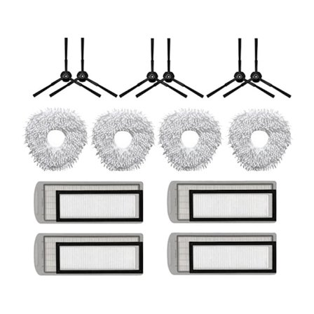 Sidebørste Moppklut Hepa Filter Reservedeler for NARWAL J1 YJCC001-1 Robotstøvsuger