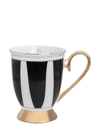 Hilke Collection Mug- Strisce Nero - Black - 28 CL