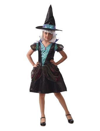 Costume Witch Dragon Sorceress 134-140 Patterned Joker