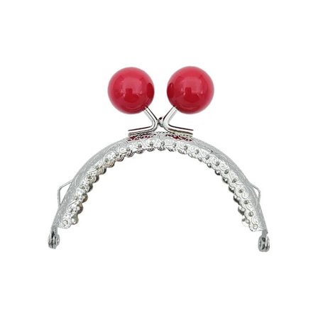 Håndveske Ramme Kysselås Håndveske lås Ramme RØD RØD rød