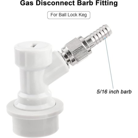 Ball Lock -hanan liitäntä, nopea irrotus