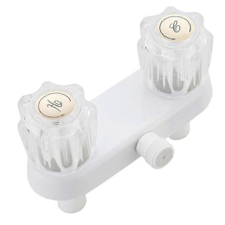 RV Duschblandare Ersättning 4 Tum Dubbelvred RV Duschventil Omkastare för Badrum (FMY)